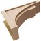 Ekena Millwork 9"W x 27"D x 18"H Classic Viola Rough Cedar Woodgrain TimberThane Corbel, Primed Tan CORUR09X27X18VIORCPR - alternate 5